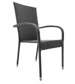 Zahradní sestava BADEN M + 4x ESSEN černá