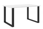 Jídelní stůl PILGRIM 138x90 cm černá/bílá