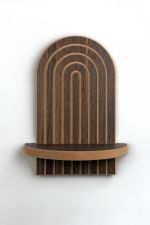 ARTW1 stylová nástěnná police, wenge