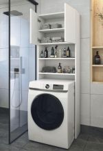Skříňka nad pračku LAUREN barva bílá