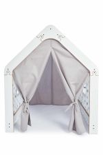TENT dětský stan na hraní, bílá/modrá TENT dětský stan na hraní, bílá/modrá