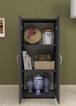 Komoda 2D CARTER 3 barva antracit Komoda 2D CARTER 3 barva antracit