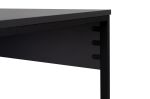 Twin Study Desk dvojitý psací stůl, antracit / černá