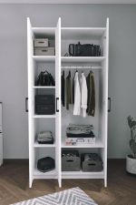 Šatní skříň třídveřová CLASSIE 3 barva bílá