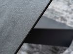 Jídelní stůl rozkládací SALVADORE CERAMIC černá/šedá