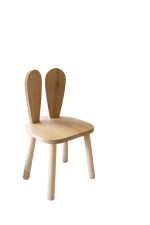 BUNNY dětská židle s oušky, hnědá BUNNY dětská židle s oušky, hnědá