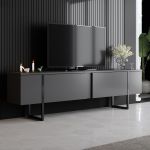 Luxe Set obývací sestava, antracit / černá