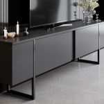 Luxe Set obývací sestava, antracit / černá
