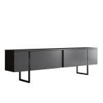 Luxe Set obývací sestava, antracit / černá