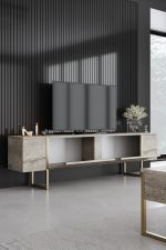 LUXE SET obývací sestava, traventine/zlatá LUXE SET obývací sestava, traventine/zlatá