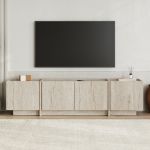 LOWEN široký TV stolek, traventine LOWEN široký TV stolek, traventine