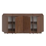 DORMA čtyřdvéřová komoda, ořech Milano DORMA čtyřdvéřová komoda, ořech Milano
