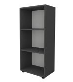 Regál s policemi KIERA 3 barva antracit