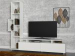 Tulip TV stolek s regálem, bílá
