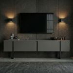 ONERA TV stolek na nožičkách, antracit/černá ONERA TV stolek na nožičkách, antracit/černá