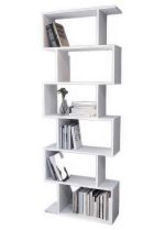 Policový regál ANDREW 6 barva bílá