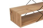 Zigzag stylový TV stolek, dub