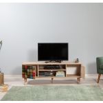 ZANGARI TV stolek na nožičkách, dub Sonoma
