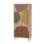 NOCERA stylová šatní skříň, multicolor