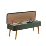 Vina 1070 jídelní set s rozkládacím stolem, borovice Atlantic / zelená