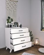 Komoda na nožkách 4S DINAMMO barva bílá