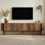 NEXUS TV stolek na nožičkách, ořech Barok/černá NEXUS TV stolek na nožičkách, ořech Barok/černá