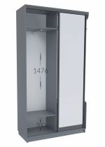 Šatní skříň/předsíň ELIS 120 dub craft bílý