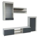 Obývací stěna VITO artwood/grafit grey