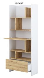 Regál 1D1S 84 cm REBECCA bílá/dub artisan