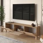 Dune TV stolek na nožičkách, sepet/juta Dune TV stolek na nožičkách, sepet/juta