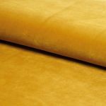 Taburet LORI velvet žlutá curry