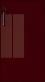 blendaboční panel š.28, v.71.7, Kaiser PAN717280, bordó lesk