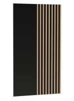 Obývací sestava na nohách II BARBUS dub artisan/černá