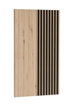 Obývací sestava na nohách BARBUS dub artisan/černá Obývací sestava na nohách BARBUS dub artisan/černá