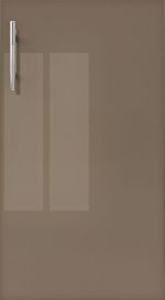 horní výklopná skříňka š.80, v.36, Kaiser W8036, bílá/cappuccino lesk