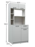 CAPSULE kuchyňská skříňka NO1, bílá