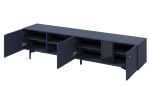 Komoda TV 3D 200 KARLINO (CS-05), barva tmavě modrá