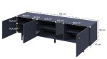 Komoda TV 3D 165 KARLINO (CS-06), barva tmavě modrá