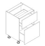D60S/2 skříňka spodní s PD OMAGH sonoma