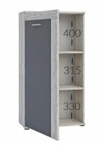 Obývací stěna VITO artwood/grafit grey