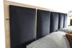 Postel s úlož. prostorem 180x200 BARBUS dub artisan/černá