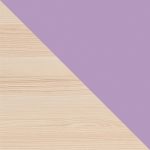 LIMO L14 šatní rohová skříň jasan/fialová