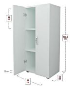 Komoda 2D CARTER 3 barva antracit Komoda 2D CARTER 3 barva antracit