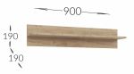 Obývací stěna ZETA dub kraft tabaco/satin