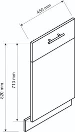 Kuchyně ELENE II 240 dub artisan/černá