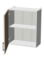 horní skříňka š.60, v.72, Modena W60721, bílá/bílý mat