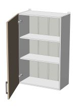 horní vysoká skříňka š.60, v.92, Modena W60921, bílá/bílý mat