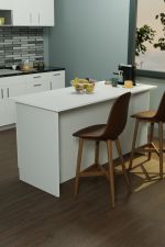 VERA 2 kuchyňský ostrůvek, bílá / Charcoal flow VERA 2 kuchyňský ostrůvek, bílá / Charcoal flow