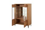 LATINA dvoudveřová vitrína, dub medový