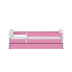 dětská postel 70x140 vzor ležící víla, růžová